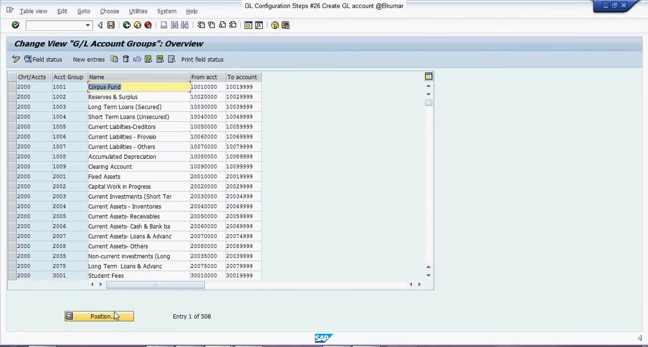 SAP Easy Access screen with 'FS00' entered in the command box and 'FS00 - Centrally' highlighted