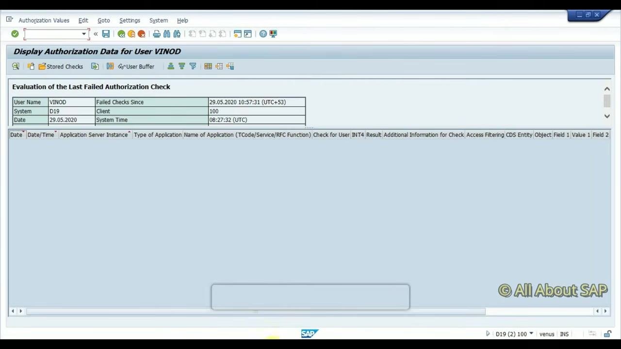 Maintain Users screen with user TEST_ROLE, last name TEST_ROLE, full name TEST_ROLE, and the Roles tab highlighted.