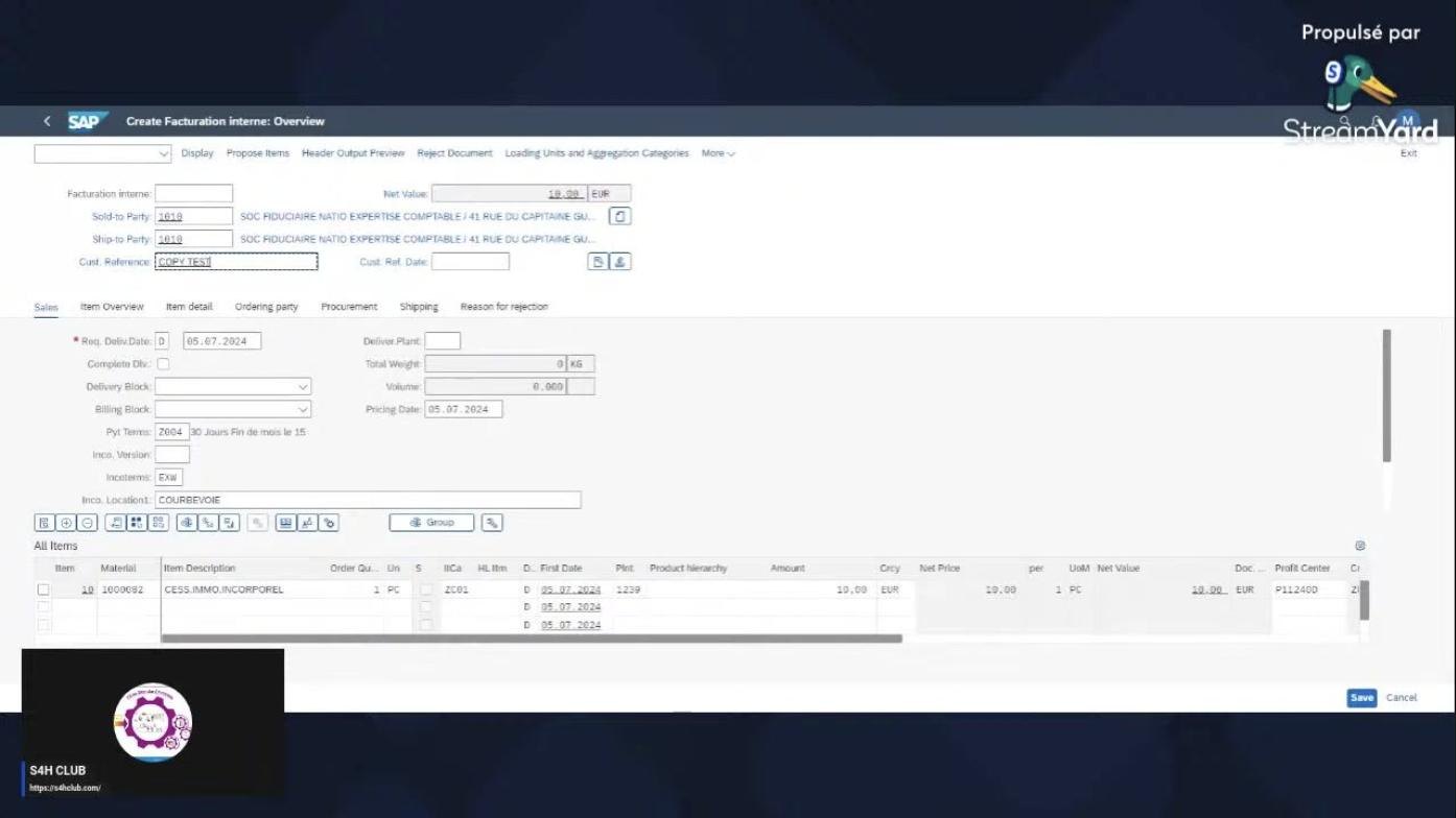 Order number 38009806 entered in the Create with Reference dialog, Item Selection button highlighted