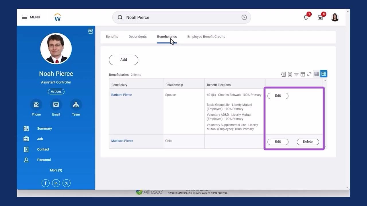 End screen with Workday branding, subscribe and follow prompts, and links to more learning resources.