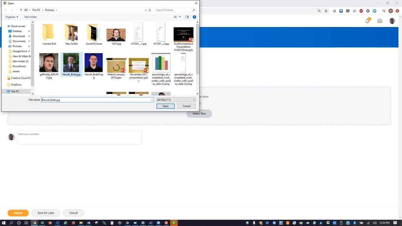 The expanded Actions menu on the Workday profile page, with the cursor hovering over "Personal Data."