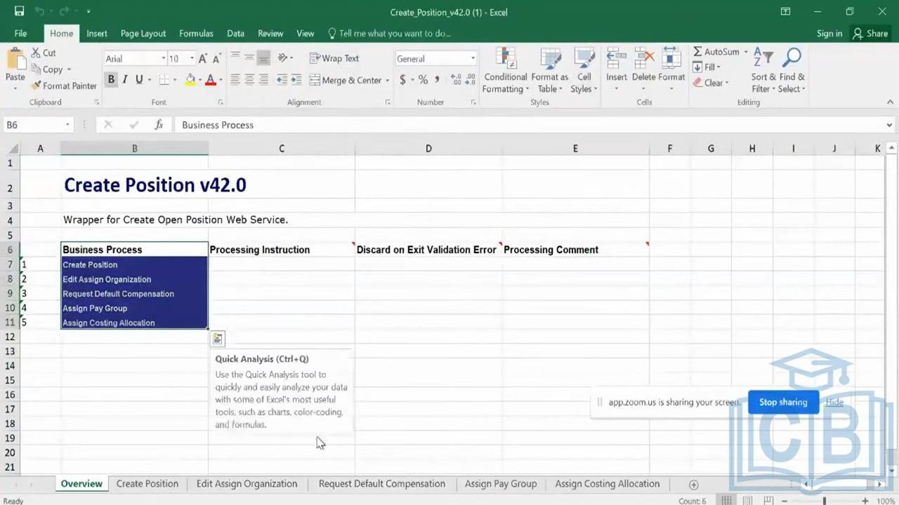Browser's Recent Downloads panel showing "Create_Position_v42.0 (1).xlsx" among other recent Excel files.