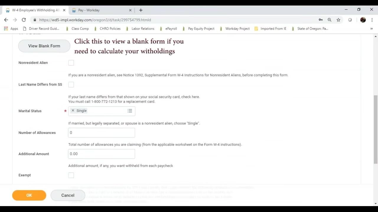 Workday search results for "federal" with the cursor on Add Federal Withholding Elections