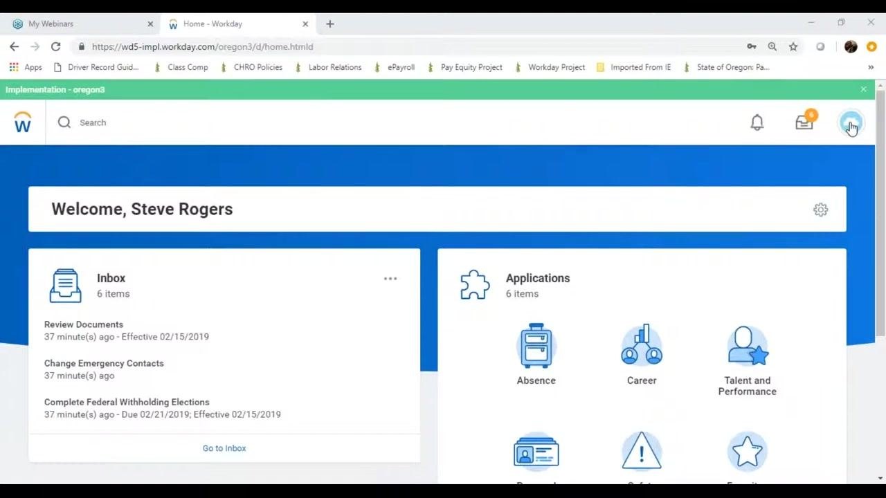 Profile summary page showing personal details, job details, education, and feedback sections