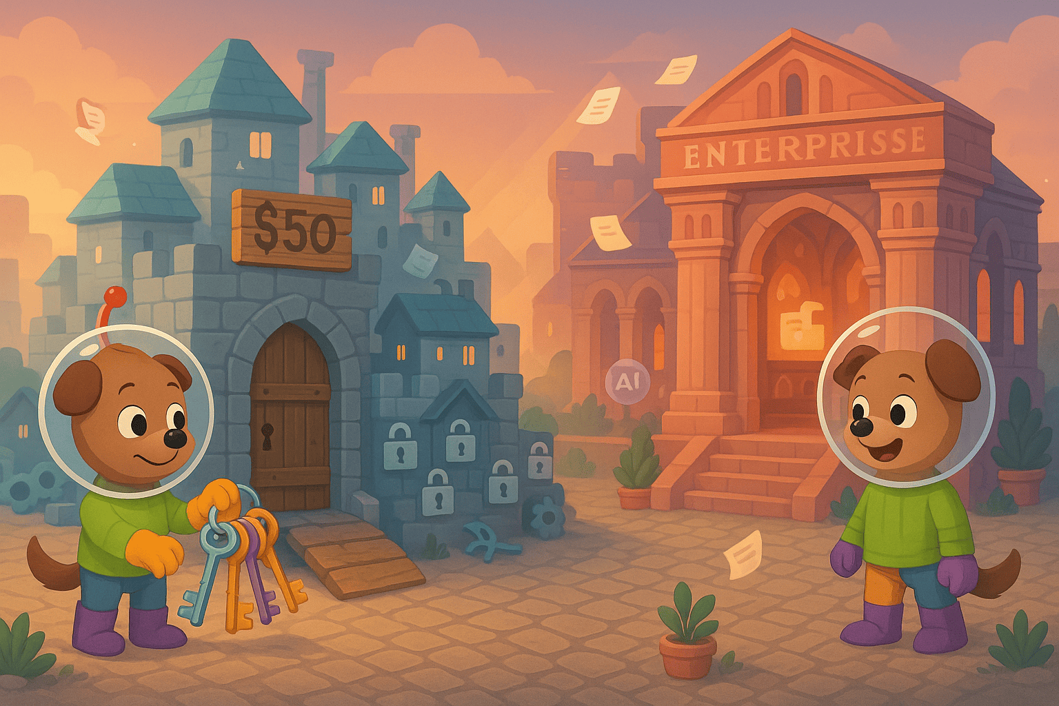 Archbee vs Guru illustration