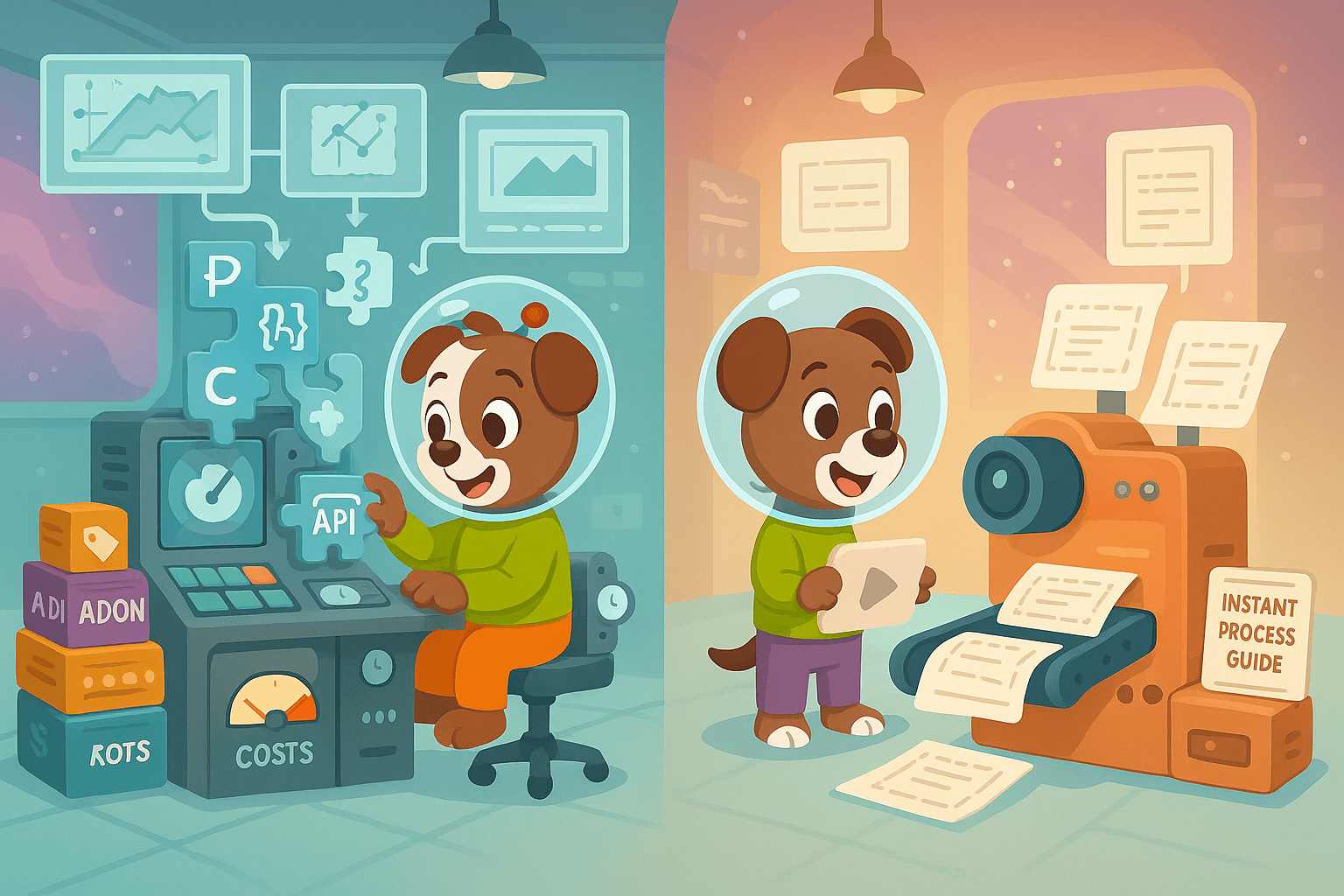 Archbee vs Scribe illustration