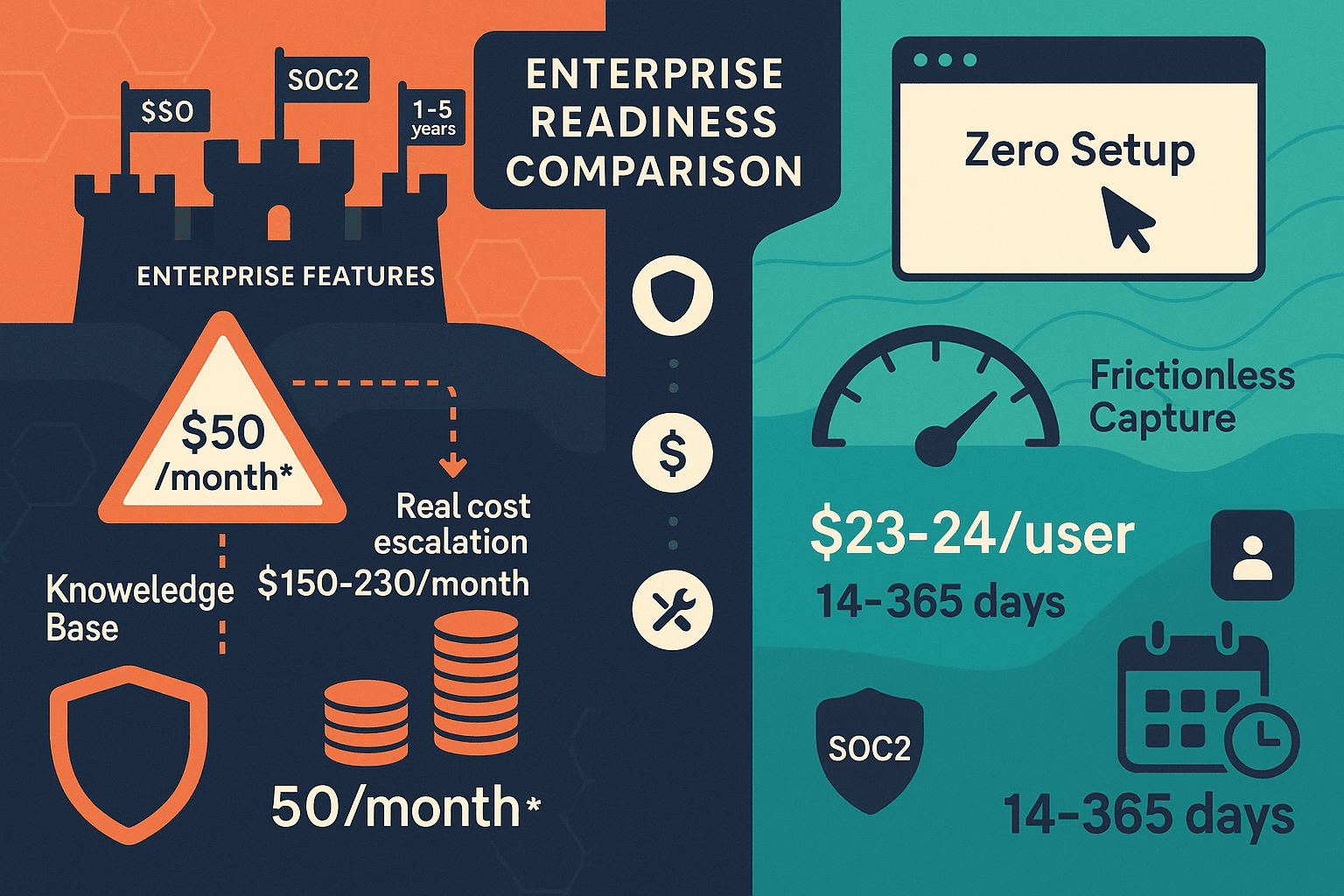 Archbee vs Tango comparison infographic