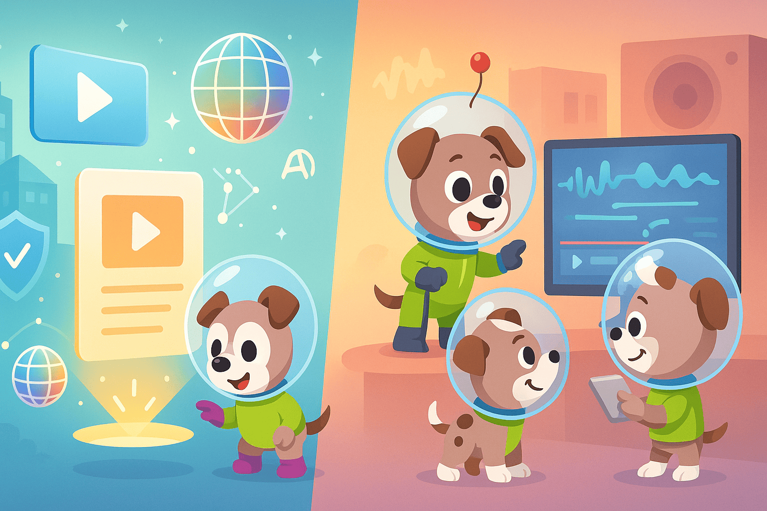 Clueso vs Guidde illustration