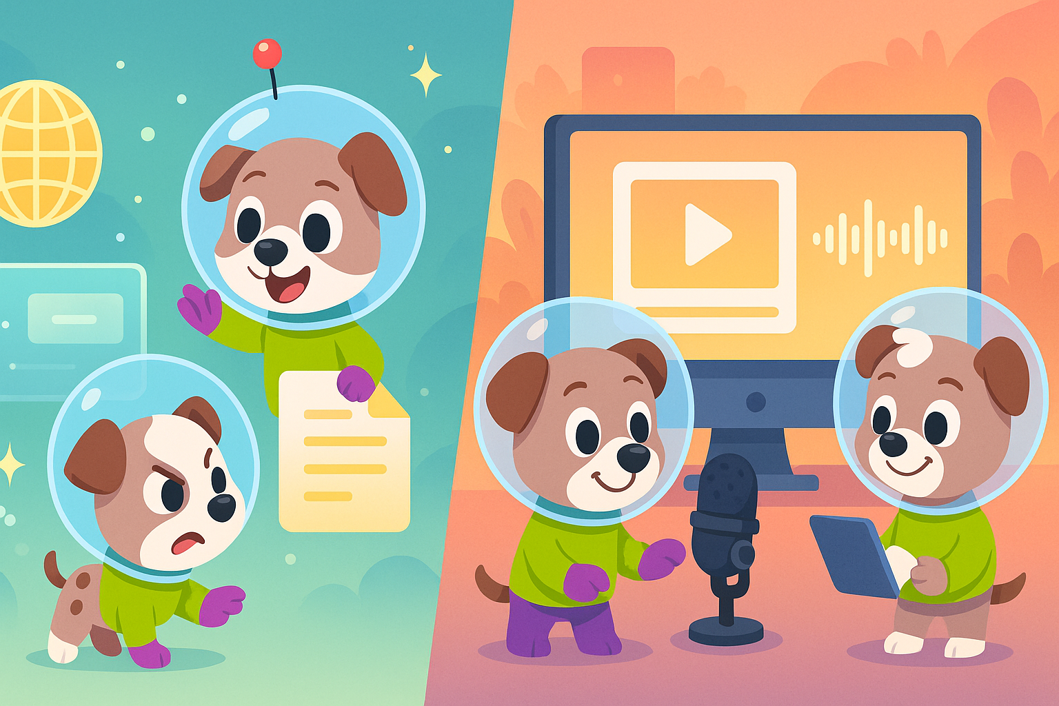 Clueso vs Guidde illustration