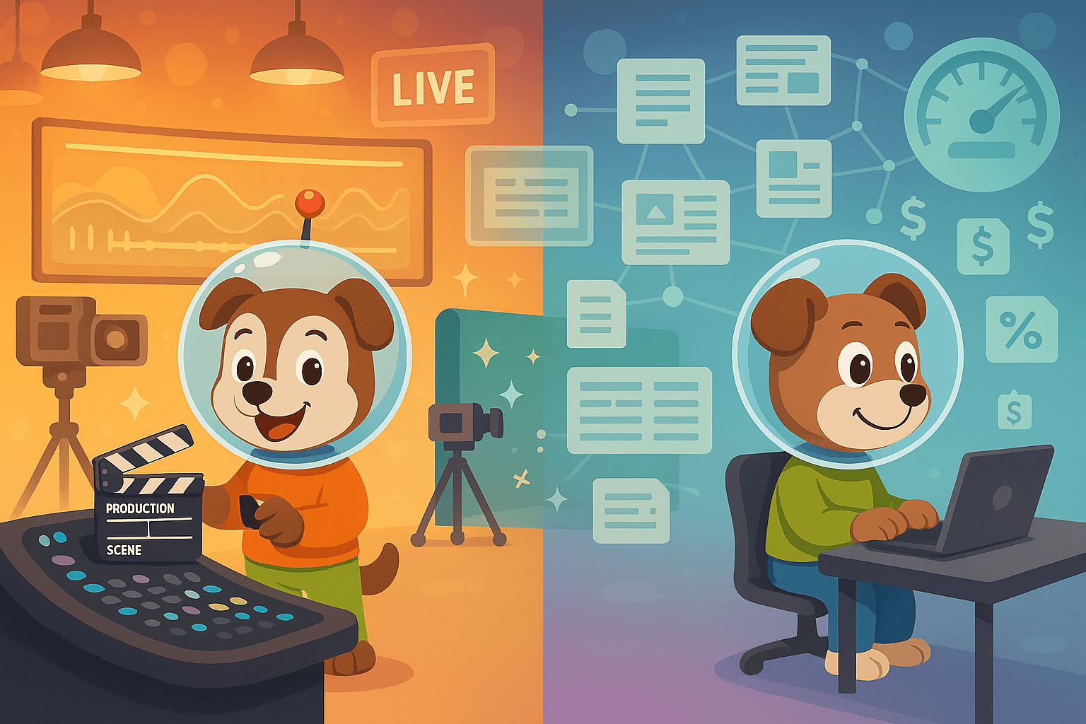 Clueso vs Nuclino illustration