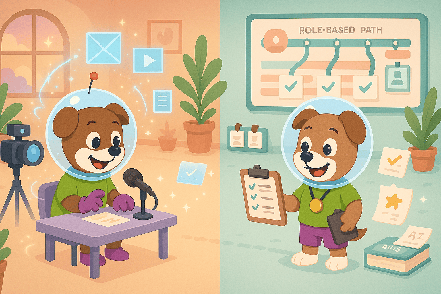 Clueso vs Trainual illustration