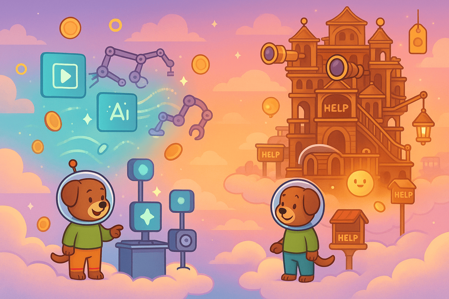 Clueso vs Zendesk Guide illustration