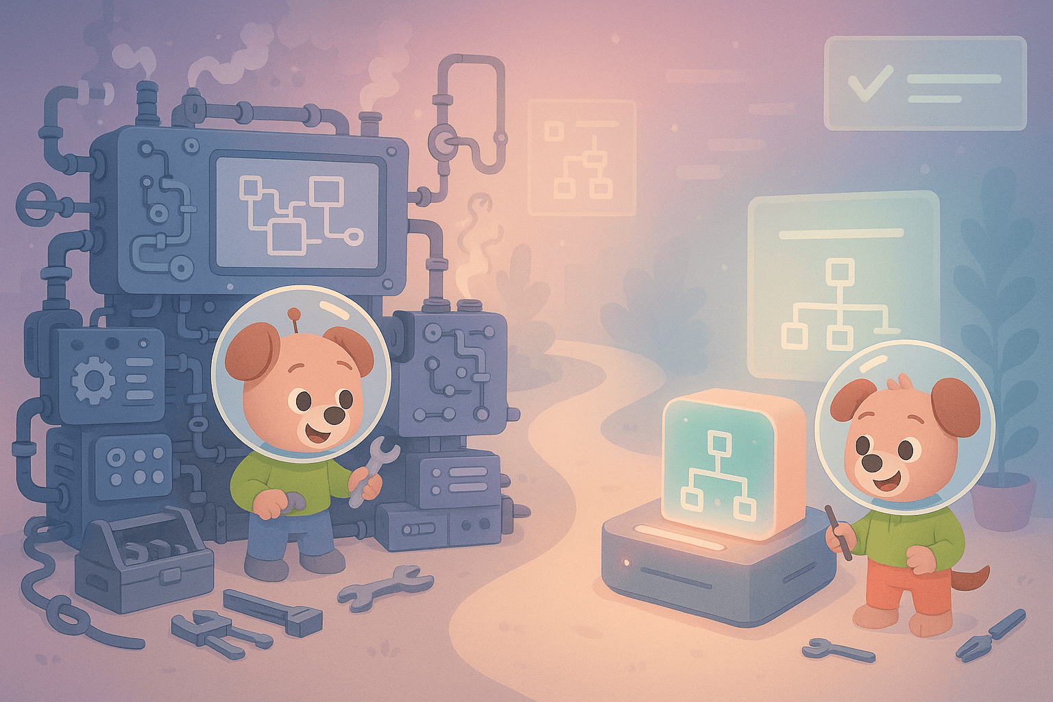 Confluence vs Nuclino illustration