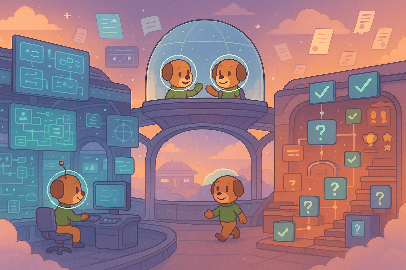 Confluence vs Trainual illustration