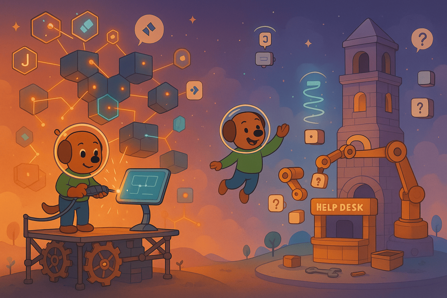 Confluence vs Zendesk Guide illustration