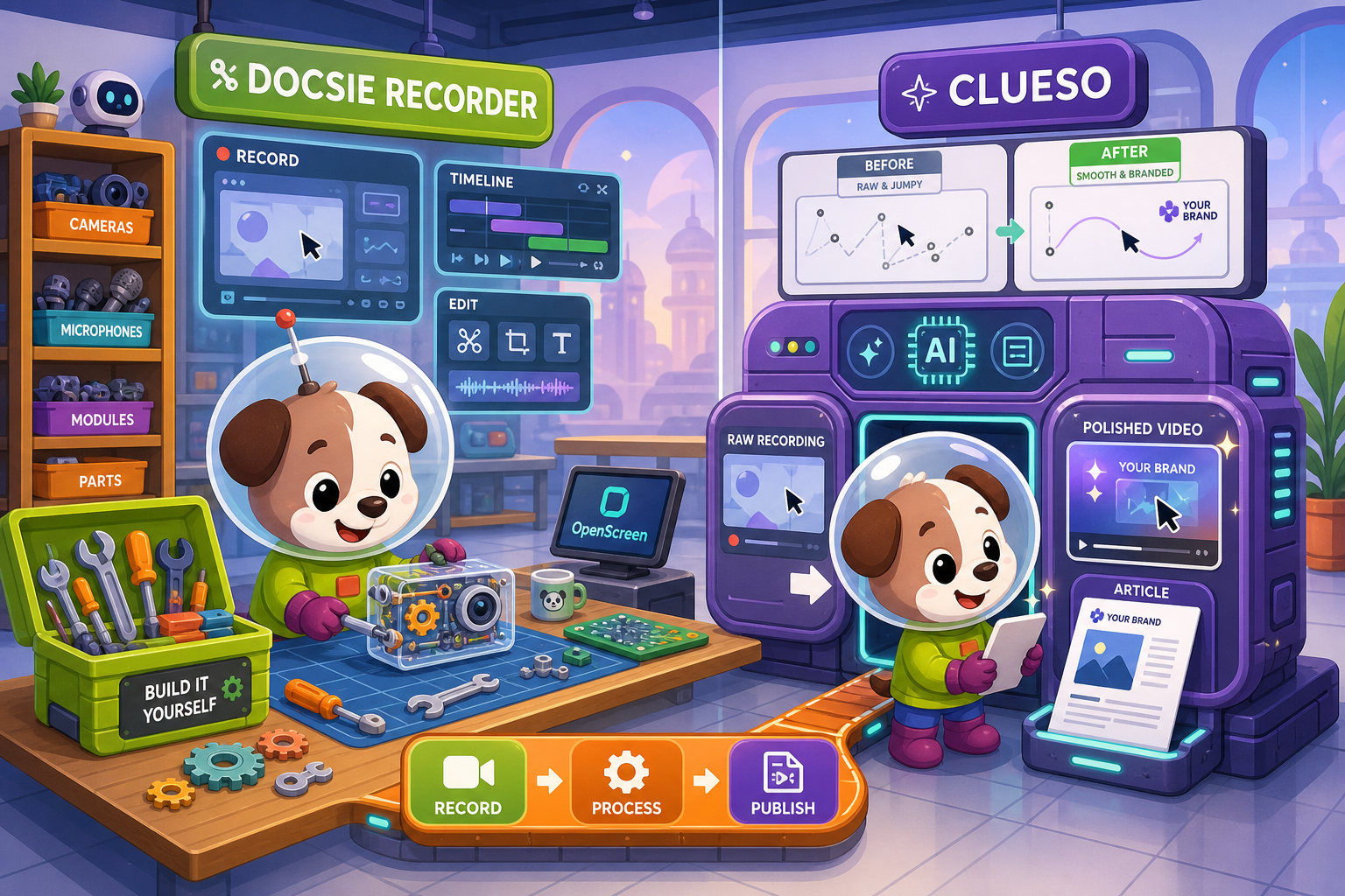 Docsie Recorder vs Clueso (2026): Screen Recorder & Video-to-Docs Comparison