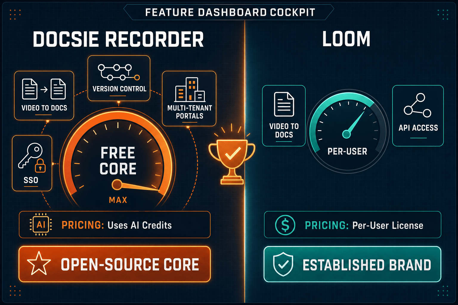 The Verdict: Docsie Recorder vs Loom - Visual Comparison