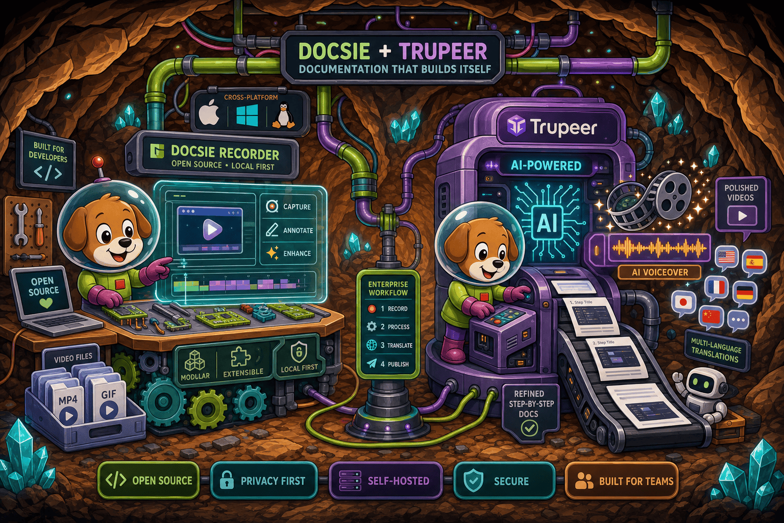 Docsie Recorder vs Trupeer: Enterprise Readiness 2026