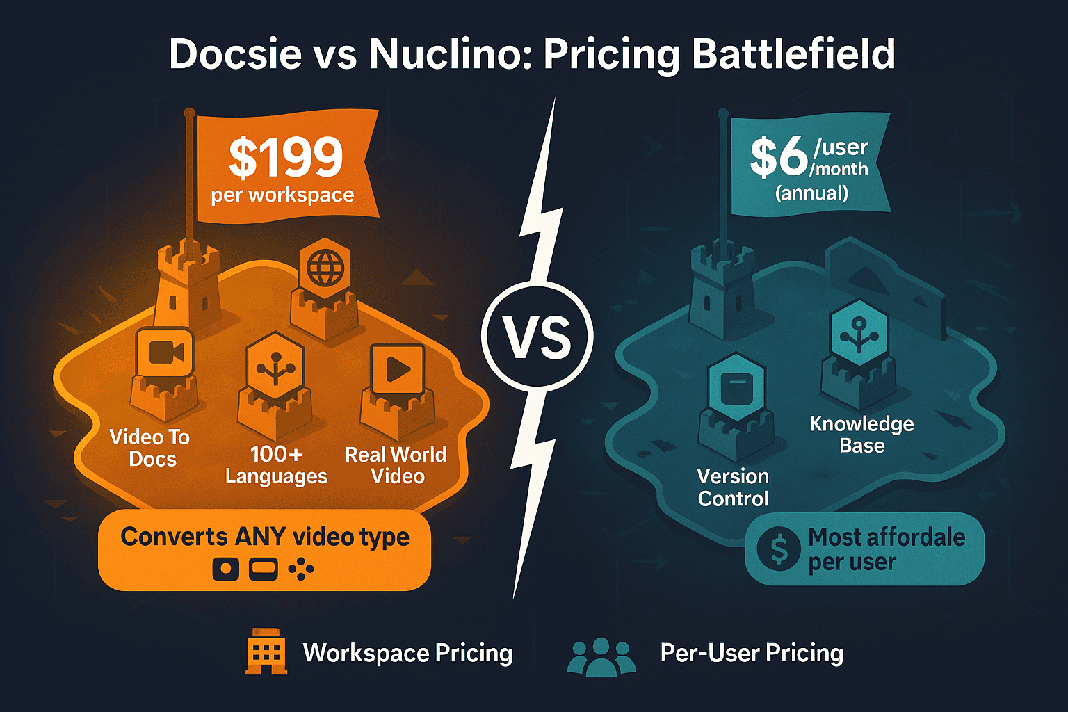 Docsie vs Nuclino: Pricing Comparison 2026