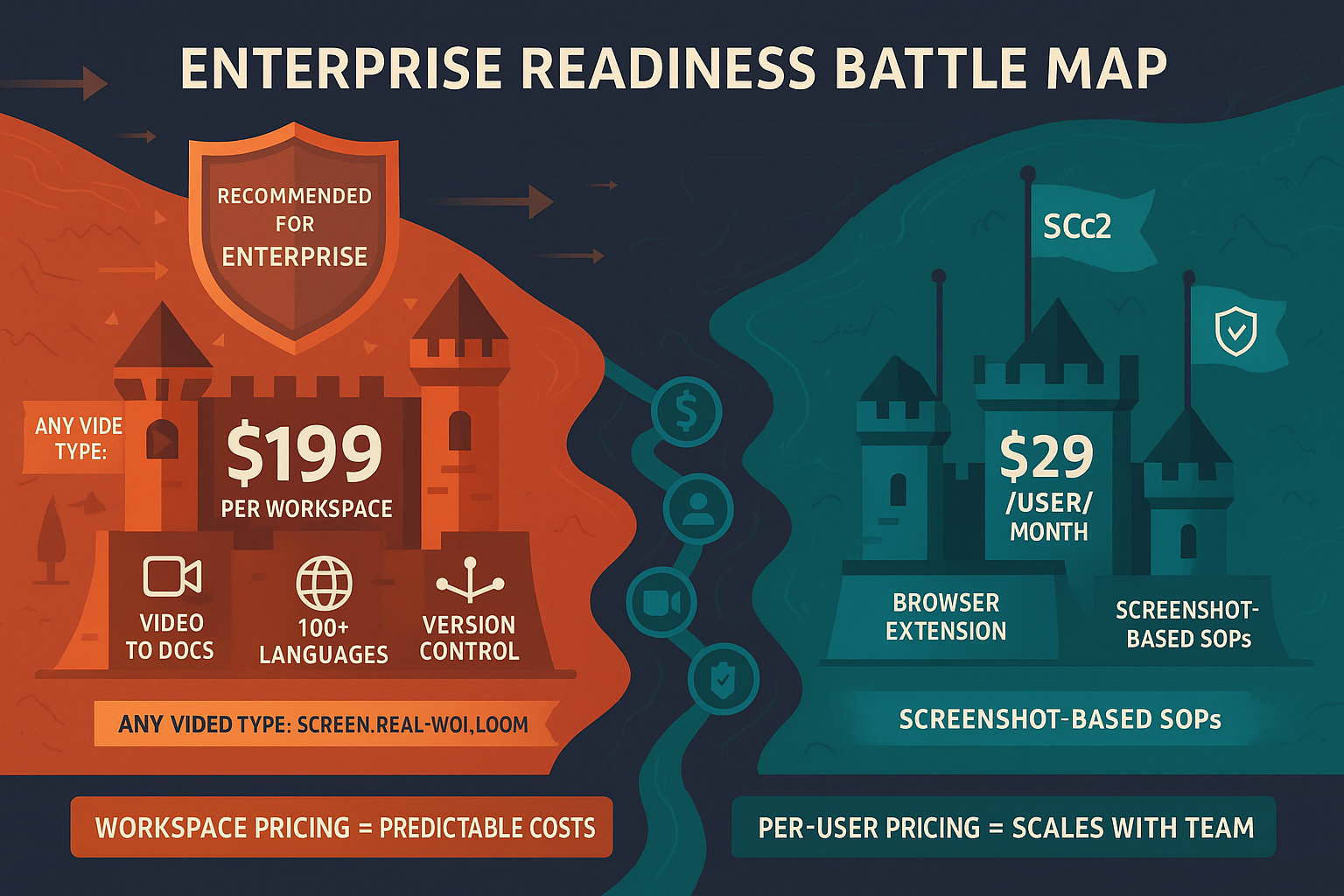 The Verdict: Docsie vs Scribe for Enterprise Readiness - Visual Comparison
