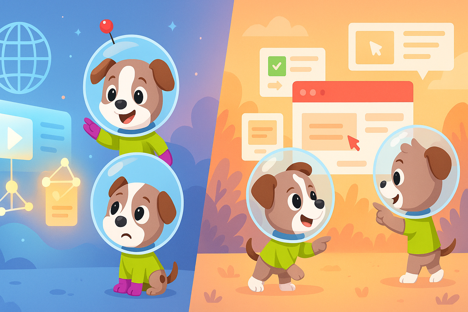 Docsie vs Scribe illustration