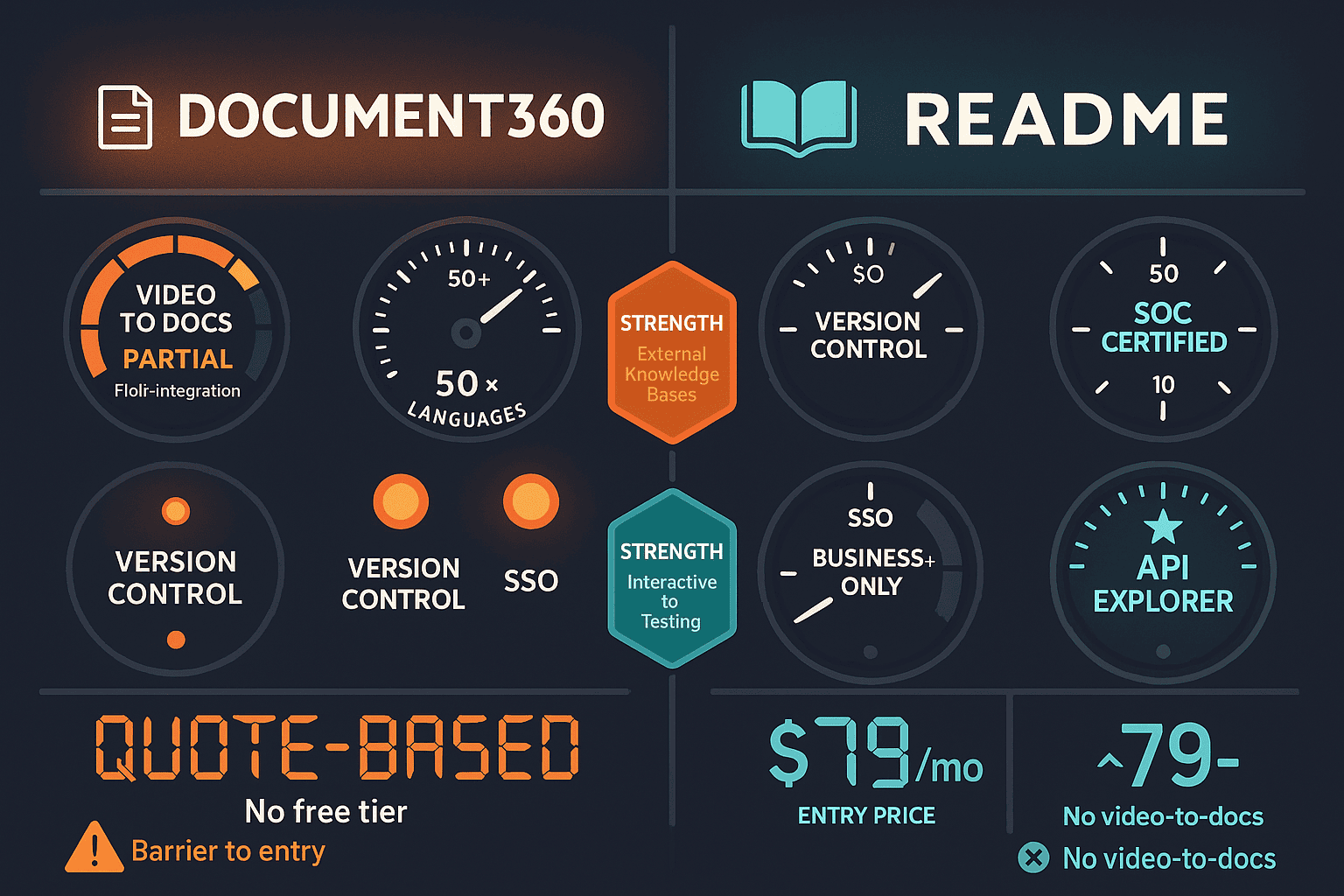 The Verdict: Document360 vs ReadMe - Visual Comparison