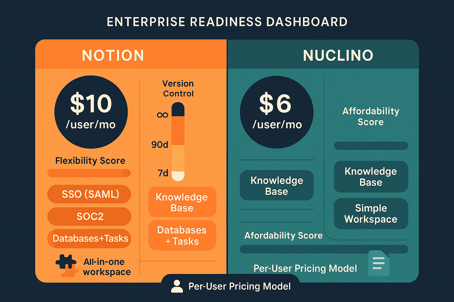 The Verdict: Notion vs Nuclino for Enterprise - Visual Comparison