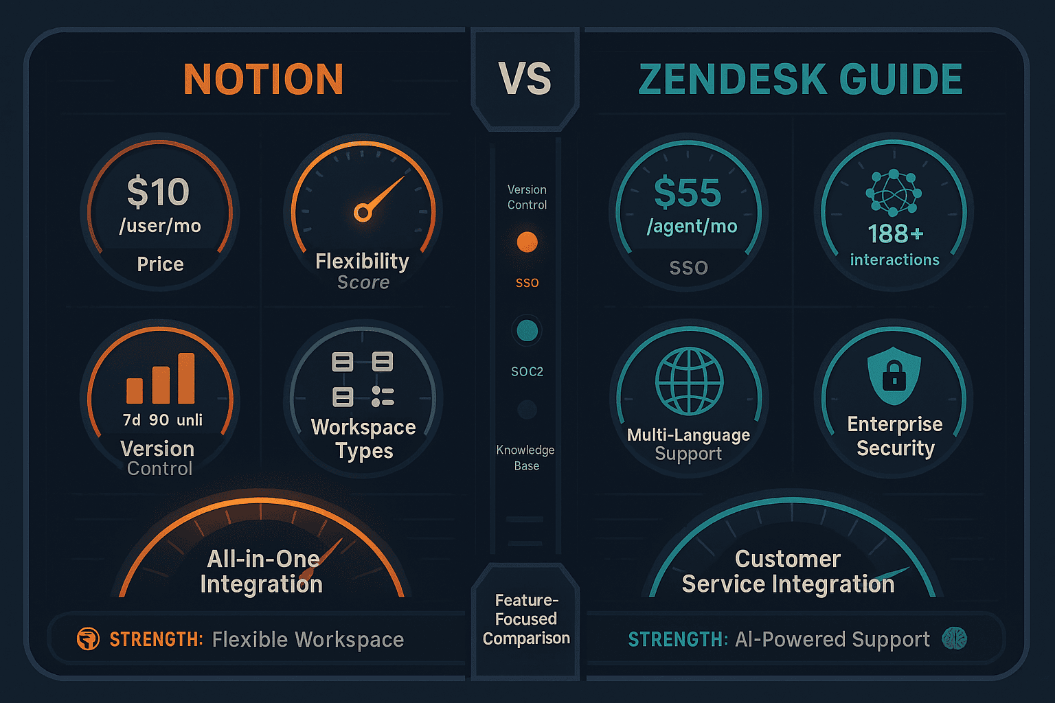 The Verdict: Notion vs Zendesk Guide - Visual Comparison