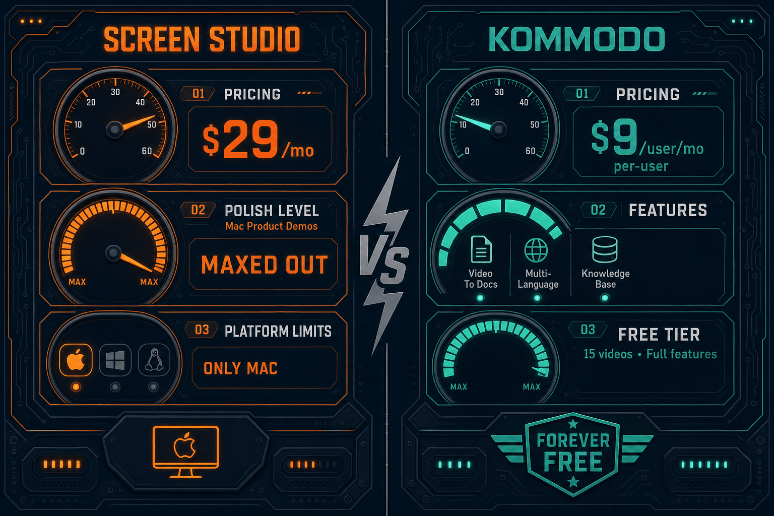The Verdict: Screen Studio vs Kommodo - Visual Comparison