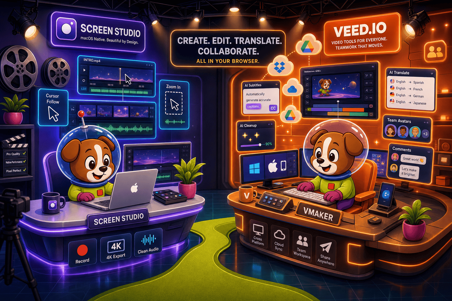 Screen Studio vs Vmaker for Enterprise (2026): Full Comparison