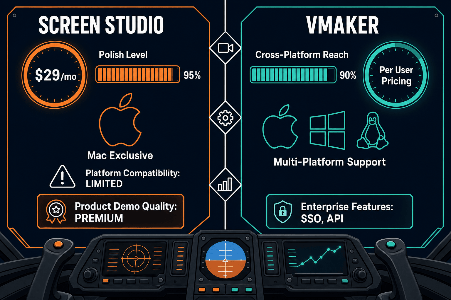 The Verdict: Screen Studio vs Vmaker - Visual Comparison