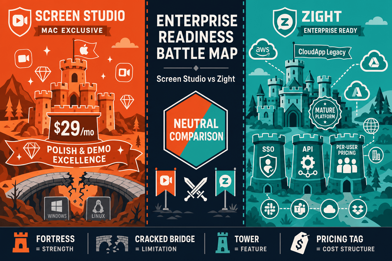 The Verdict: Screen Studio vs Zight for Enterprise - Visual Comparison