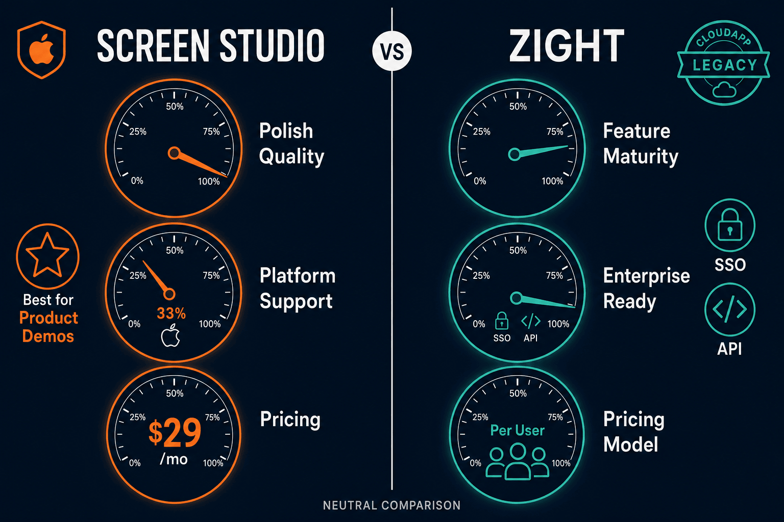 The Verdict: Screen Studio vs Zight - Visual Comparison