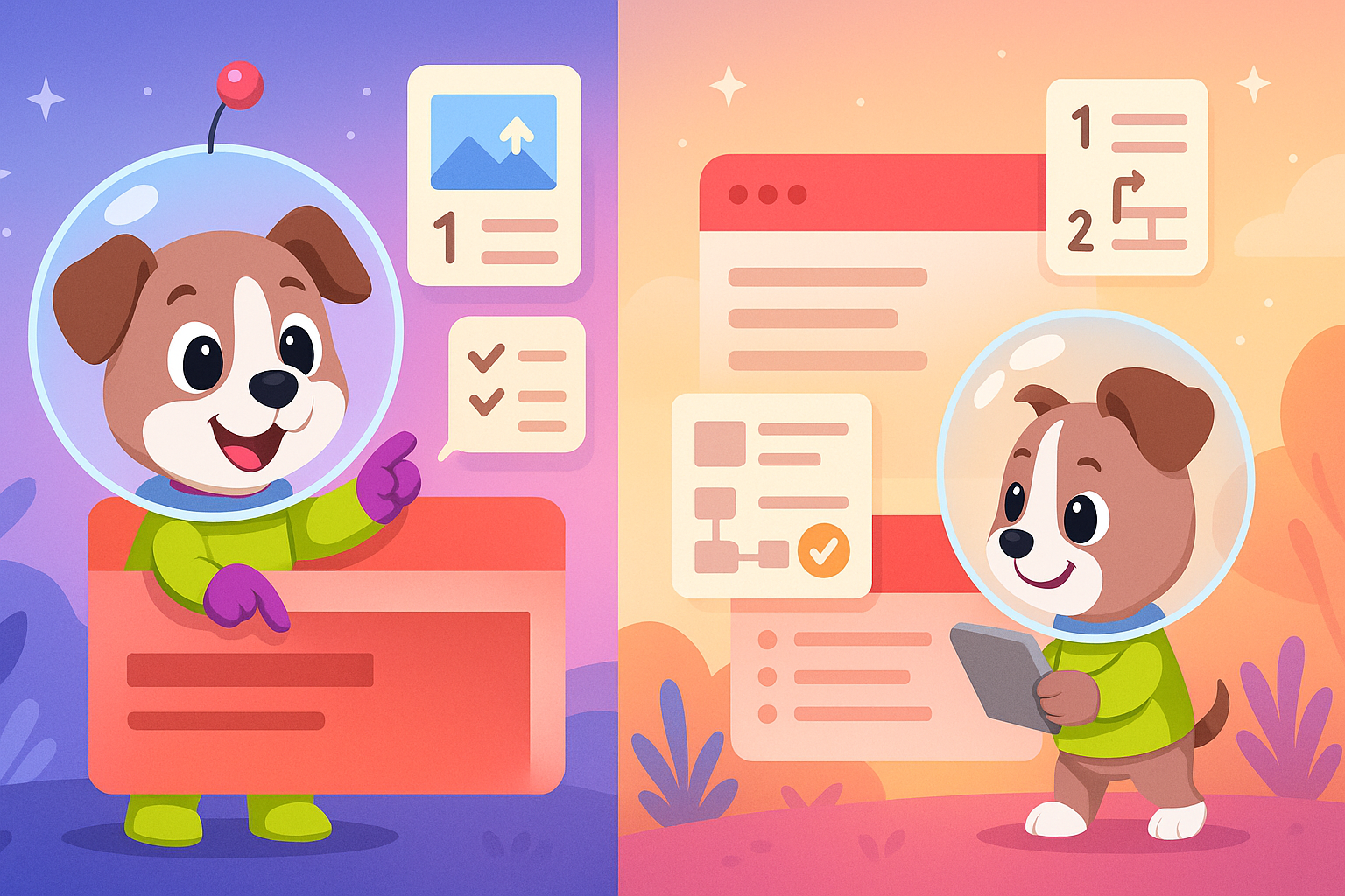 Scribe vs Tango illustration